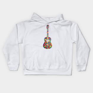 Classical Guitar Colorful Texture Kids Hoodie